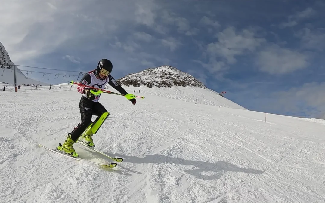 Leona Popovic Croatian ski racer - Ski Drill - Hintertux Glacier